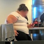 an overweight american girl