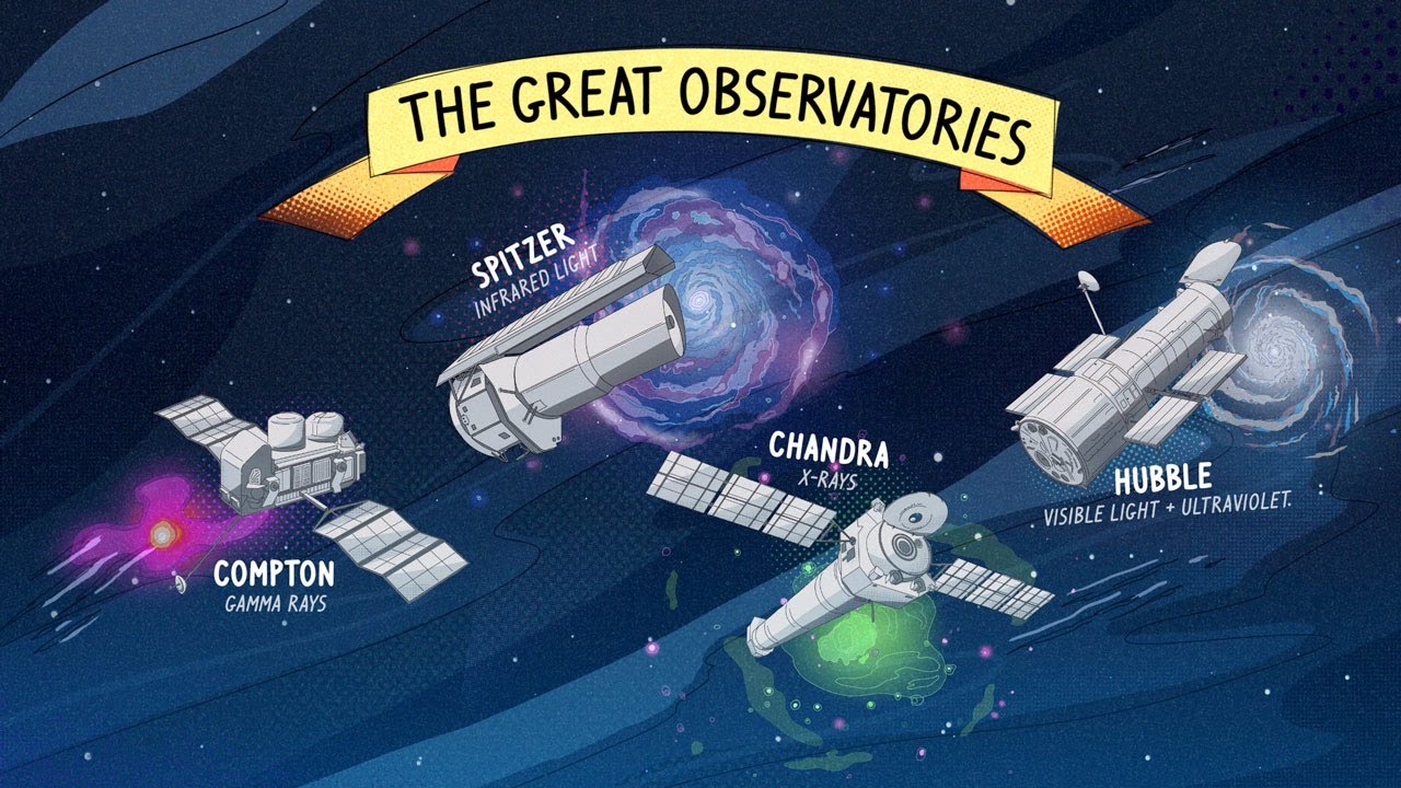 Spitzer and NASA’s ‘Great Observatories’ Space Telescopes Spitzer and NASA’s ‘Great Observatories’ Space Telescopes