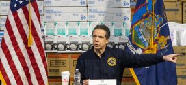 New York Governor Andrew Cuomo holds a press conference amid coronavirus pandemic