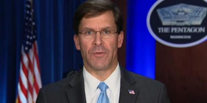 5 things to know about the military’s coronavirus response from Defense Secretary Mark Esper