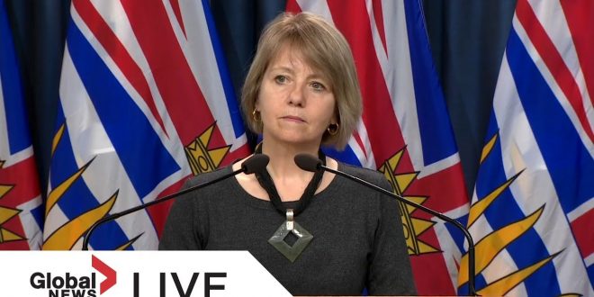 Coronavirus outbreak: B.C. public health official to provide update on COVID-19 crisis | LIVE