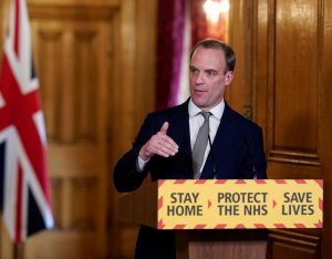 UK confident of hitting 100,000 COVID-19 daily tests target, Raab says
