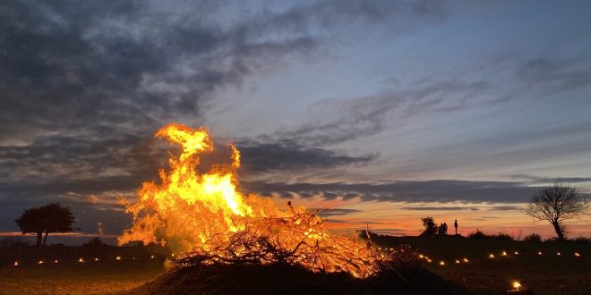 Bealtaine fire lit as a symbol of hope in Co Westmeath