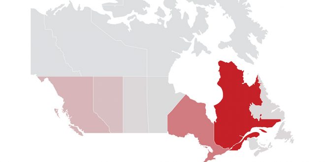 Tracking the spread of coronavirus in Canada and around the world