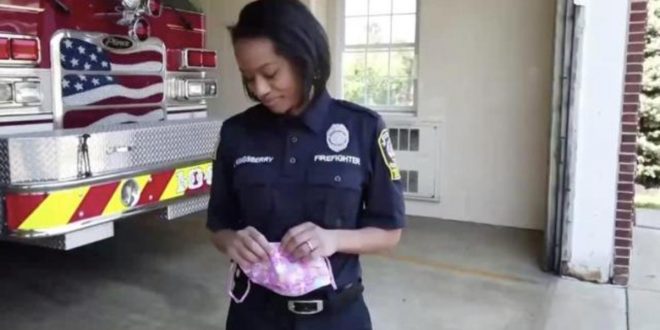 Super mom juggles being a firefighter, frontline health care worker and mother