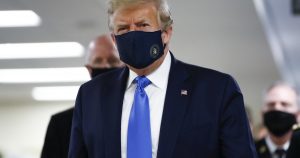 Trump wears mask in public for 1st time in COVID-19 pandemic