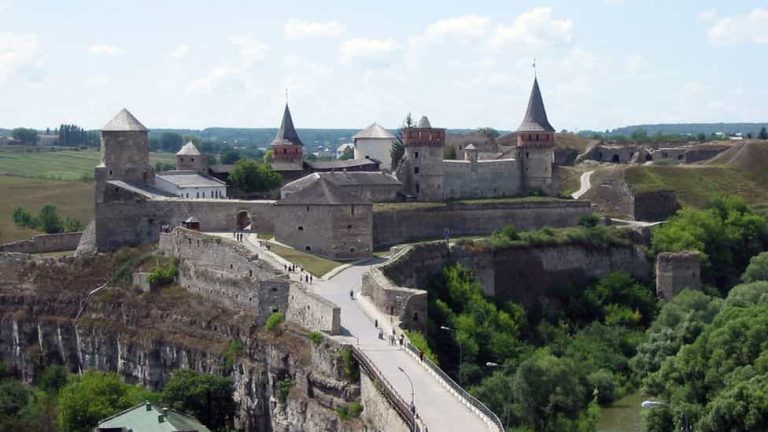Ukraine town of Kamianets-Podilskyi